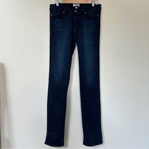PAIGE Skyline Straight Jeans Midlake Dark Denim
